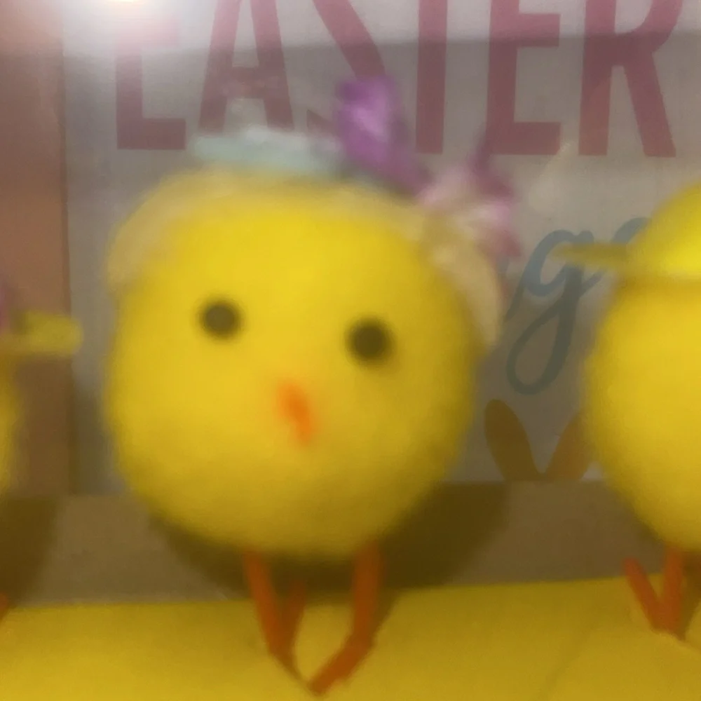 Yellow Easter Chick Decorations